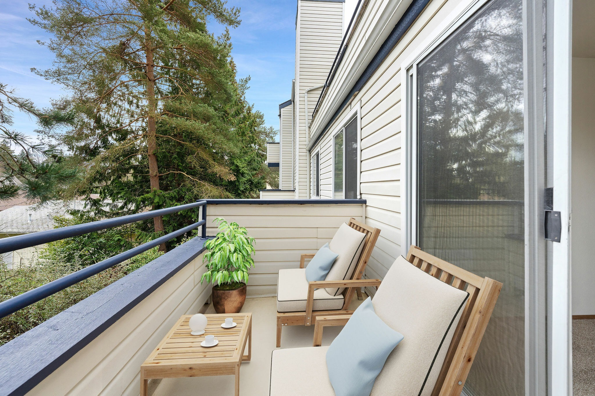 Private balcony