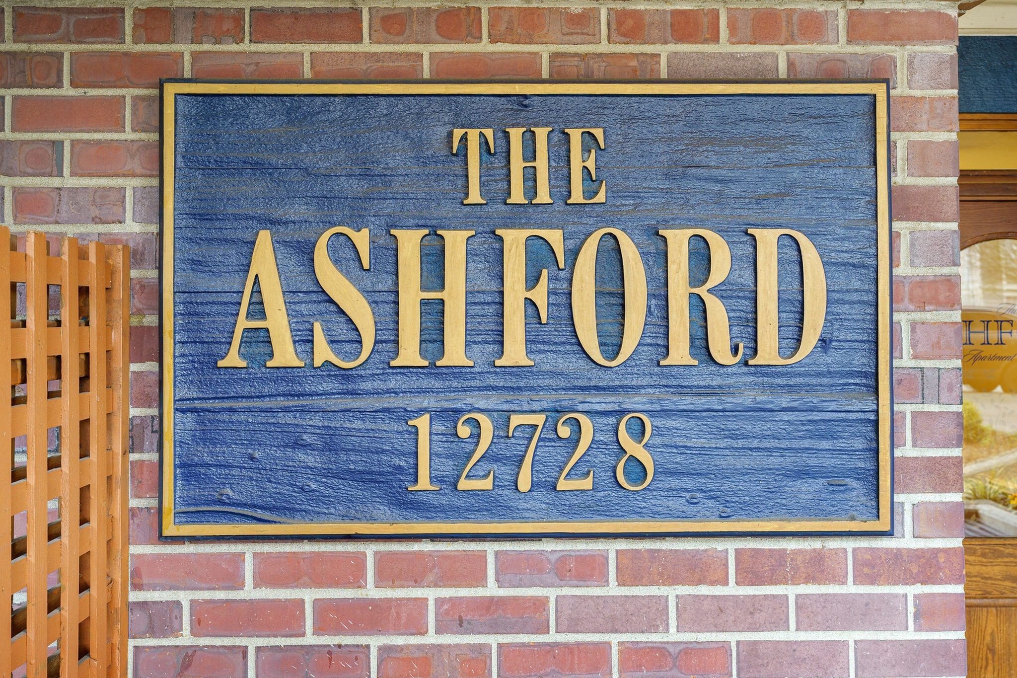 The Ashford sign