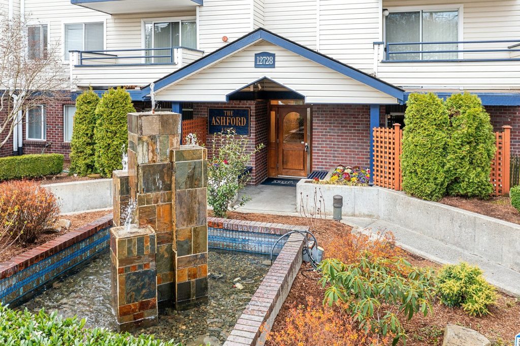 Courtyard fountain at the front entrance